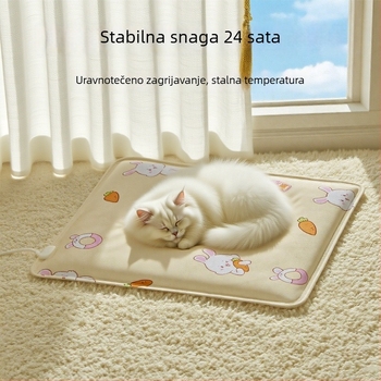 Grijajući jastučić za kućne ljubimce s konstantnom temperaturom, vodootporan, otporan na ugrize, ne lijepi dlaku — Xinxuan