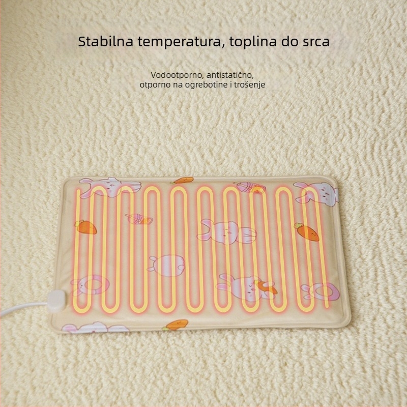 Grijajući jastučić za kućne ljubimce s konstantnom temperaturom, vodootporan, otporan na ugrize, ne lijepi dlaku — Xinxuan