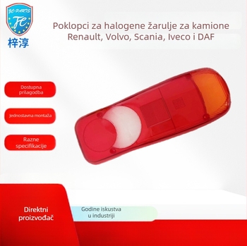 Poklopac stražnjeg svjetla kamiona – PP, 24V, 20W halogenska žarulja, Renault Rear Tail Light Cover; kompatibilan s Renault, Volvo, Scania, MAN, Iveco, DAF