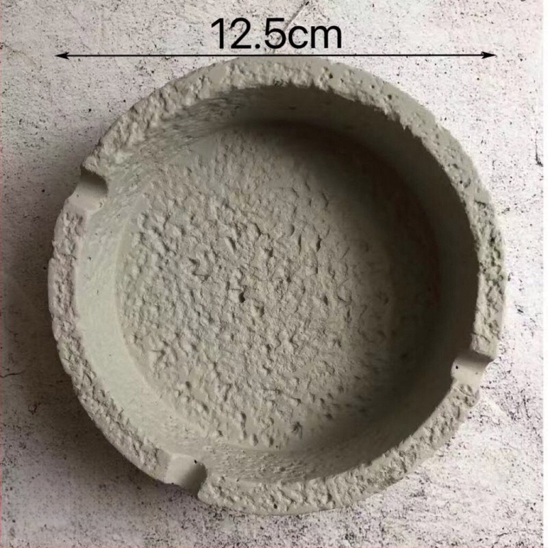 Hongjie dekorativni pepelnjak od cementa - nordijski minimalistički industrijski stil, cementni kompozit, dekoracija