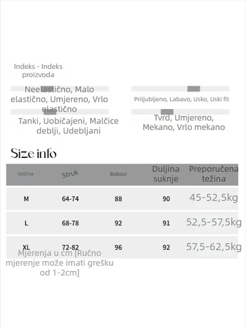 Suknja A-linije od baršuna, visoki struk, jednofarbna, detalji koláže/šivanja, dugačka