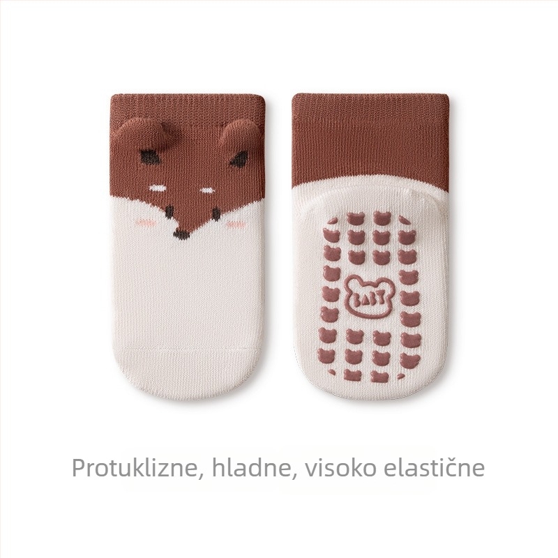 Dječje protivklizne čarape za pod, bez šavova, s točkicama za prianjanje, za dob 1–3 godine, unisex