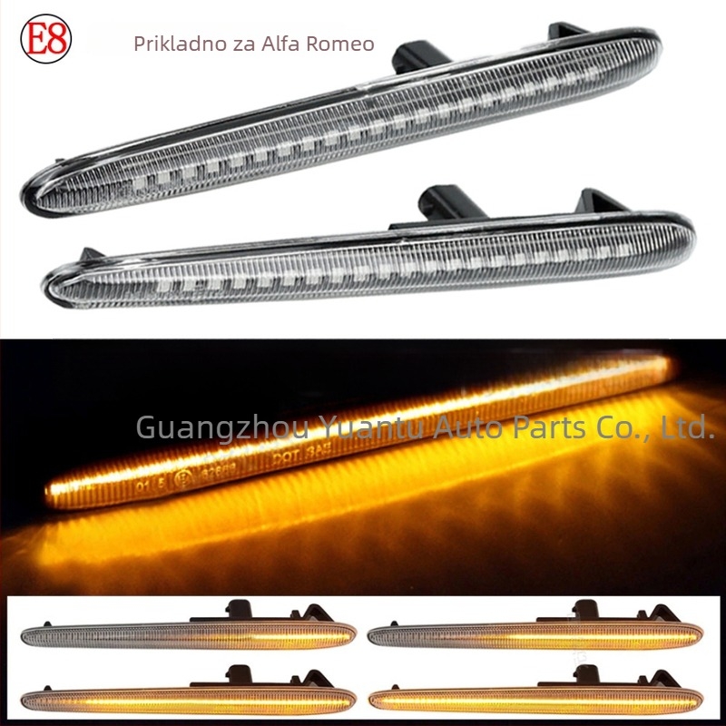 Bočno svjetlo blatnika za Alfa Romeo Giulietta Typ 940 – ABS, 12V, 2400 lm, Model 50513758, Kompatibilno s Giulietta 2010-2021