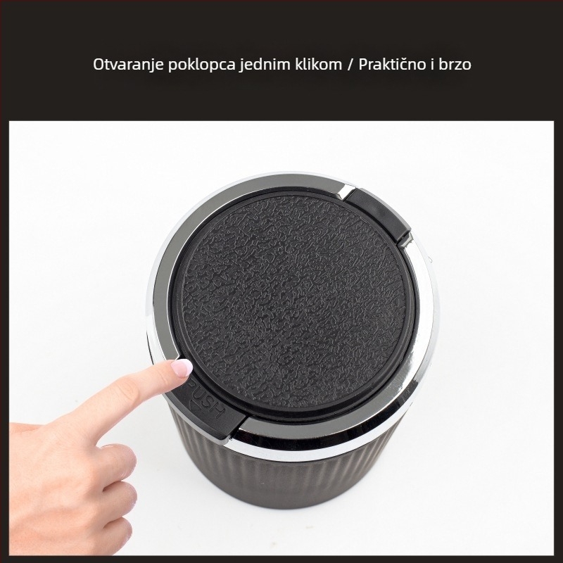 Pepeljara za auto Bymaocar By-1877, plastična, 140 g