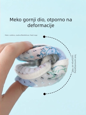 Dječje podne čarape, Unisex, 100% pamuk, Ljeto 2025, Za unutarnju upotrebu
