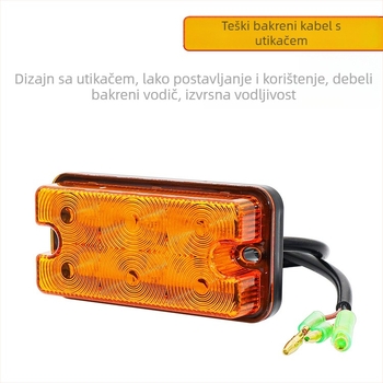 LED prednja i stražnja svjetlosna signalizacija za viljučar, serija A/X, model ZS-a30, 12-80V, 6W