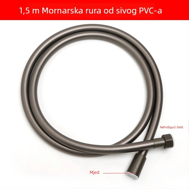 Tuš cijev od bakra, model 1001, ručna ugradnja, radna temperatura 0–70°C, marka Dallop
