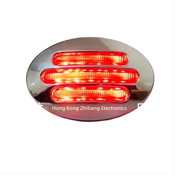 LED okrugla bočna svjetla za kamione, IP68 vodootporna, 12V, 1000 lm, 6000K, kućište od PC