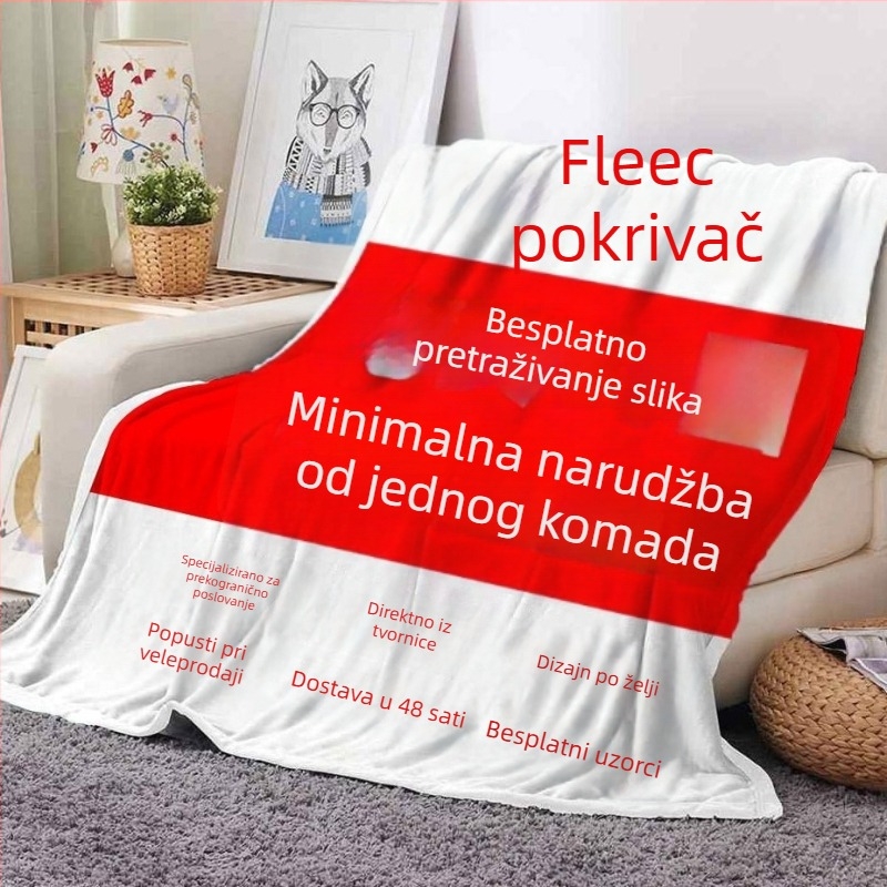 Deka za vjenčanje u kineskom stilu s geometrijskim uzorkom, zimska i debela, poliester