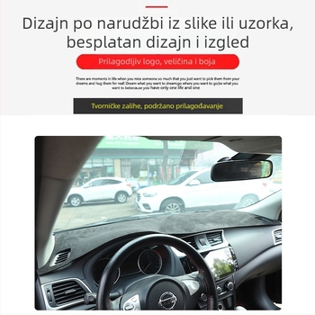 Suede podložak za ploču — toplinska izolacija, anti-refleksija, otporan na visoke temperature, silikon baza protiv klizanja