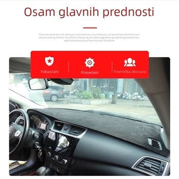 Suede podložak za ploču — toplinska izolacija, anti-refleksija, otporan na visoke temperature, silikon baza protiv klizanja