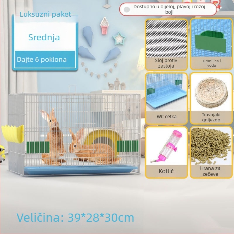 Metalni kavez za zeca za kućnu upotrebu, unutarnji, marka Sheng bangrong, gnijezdo za kućne ljubimce, nije namijenjeno uvozu