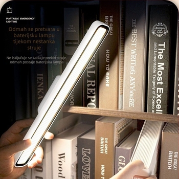 Zidna lampa za spavaću sobu — čitaća lampa s zaštitom očiju, ugrađena litij‑ionska baterija, napon ≤ 36V, prekidač na gumb, pametna kontrola, CRI ≥90