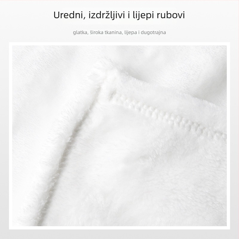 Flanelna deka s prilagodbom, težina 300–500 g, uzorci: pruge, snježna pahulja, astronaut.