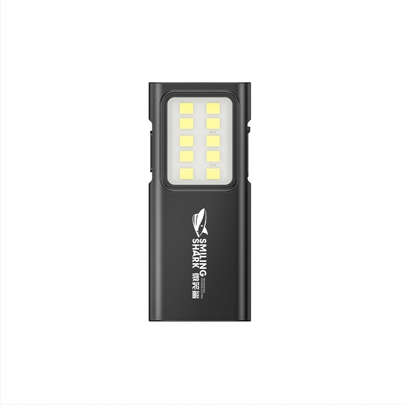 Prijenosna COB LED svjetiljka s četiri razine osvjetljenja, ručno punjenje, ABS kućište, baterija 800–5000 mAh, domet zrake 100–200 m