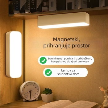Noćna stolna lampica s glasovnim upravljanjem - CRI ≥95, AA razina osvjetljenja, USB napajanje, 220V