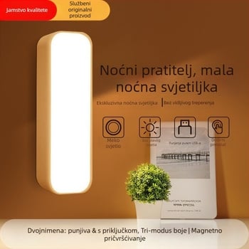 Noćna stolna lampica s glasovnim upravljanjem - CRI ≥95, AA razina osvjetljenja, USB napajanje, 220V