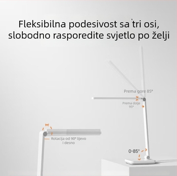 Xiaomi Mijia stolna lampa 2Lite — LED za zaštitu očiju za čitanje i učenje, noćna svjetiljka, dodirni prekidač, 5W pri 220V