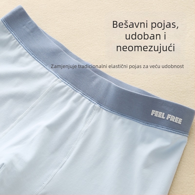 Dječje termalne duge hlače, 47% pamuk, 46% modal, 7% elastan; tkanina Modal Cotton; srednji pojas; za jesen-zimu; za dječaka preko 8 godina (visina preko 140 cm)