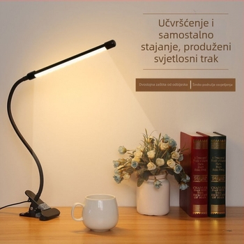 Lampa za nokte s klipom za stol s dugim ramenom i zaštitom očiju — USB napajanje, CRI ≥95