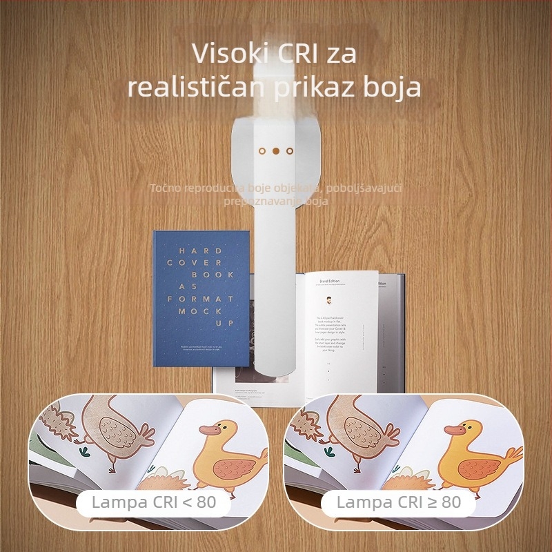 LED stolna lampica za zaštitu očiju, s ugrađenom baterijom, dodirnim upravljanjem i lampom za učenje