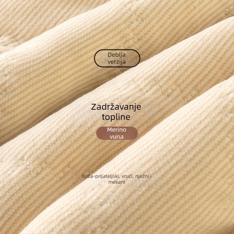 Djevojčice zimske flis leggings od poliestera, jesensko-zimska sezona, 2025