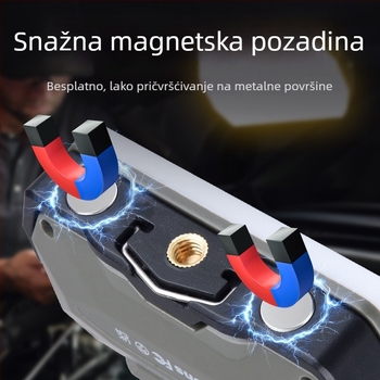 Kamping lanterna, višenamjenska i prijenosna, dugotrajna punjiva svjetiljka za hitne situacije s magnetskim držačem (LED, punjiva, 3.7V, prekidač na pritisak)