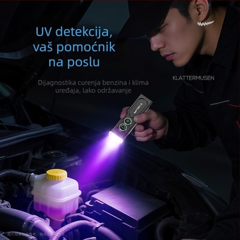 Smiling Shark vanjska LED svjetiljka – aluminijska legura, UV detekcija, punjiva baterija 800–5000 mAh, domet 100–200 m, ručni pogon