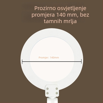 LED stolna svjetiljka za zaštitu vida s dodirnim upravljanjem, CRI ≥ 90, AA razina osvjetljenja, USB napajanje, model N2