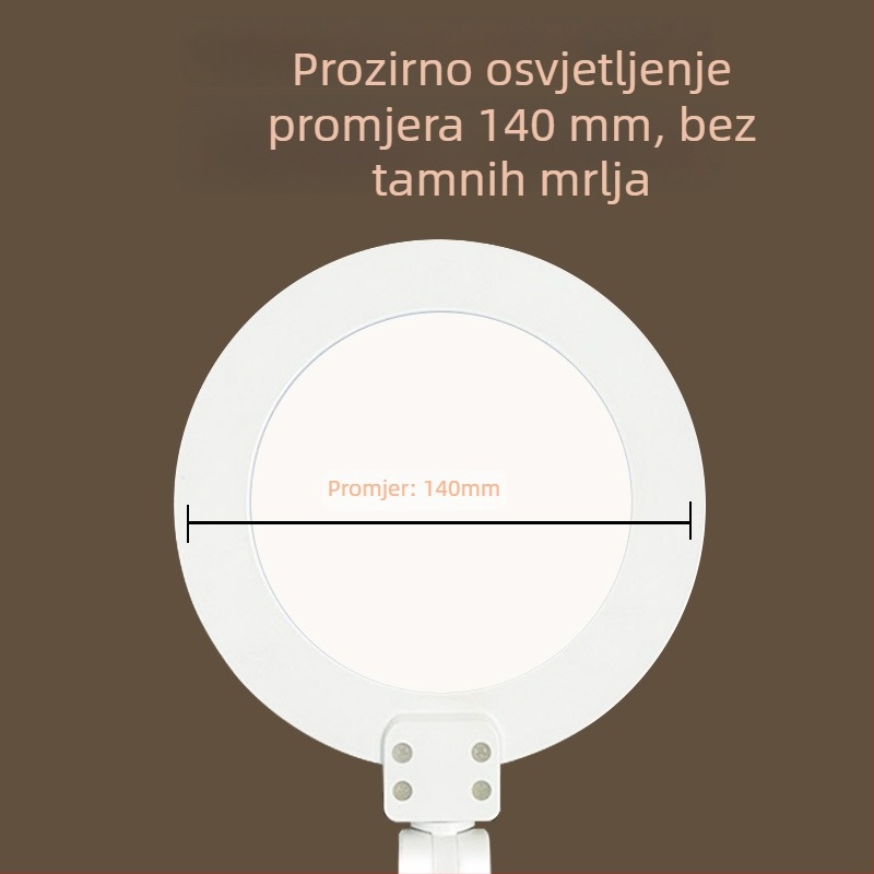 LED stolna svjetiljka za zaštitu vida s dodirnim upravljanjem, CRI ≥ 90, AA razina osvjetljenja, USB napajanje, model N2