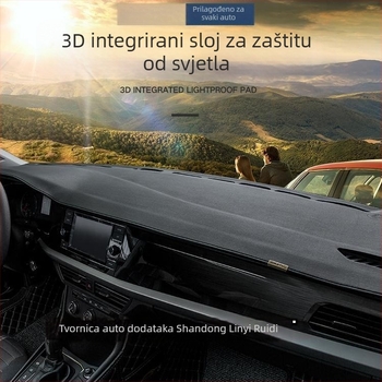 Kožna 3D integrirana podložnica za zasjenjivanje središnje konzole automobila, pogodna za sve sezone, posebni automobilni uzorak, podrijetlo Shandong