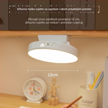 LED stolna lampa za oči s dodirnim prekidačem, ugrađena litijska baterija, CRI ≥95, niska napetost ≤36V, moderno studijsko svjetlo s noćnim osvjetljenjem