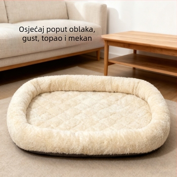 Mačje gnijezdo od pliša, veliko, debelo; materijal: PP pamuk; godišnja doba: zima, proljeće, jesen; upotreba: unutrašnje, vozilo