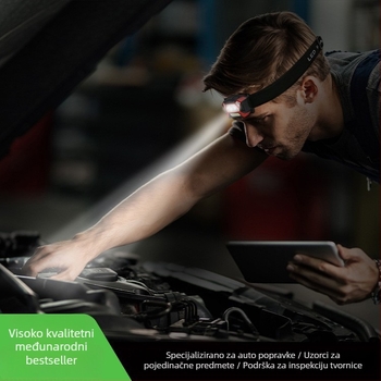 LED radno svjetlo za glavu – 3W, 500 lm, model Headlight, dio L17-1913