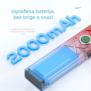 Svetiljka s LED visoke svjetline, kućište od aluminijske legure, Punjiva, domet 100–200 m