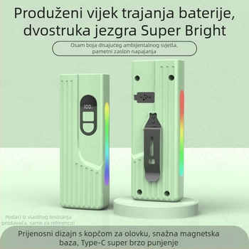 Višenamjenska LED radna svjetiljka, baterija 1800 mAh, 350+ lm, 30 W, domet 100–200 m