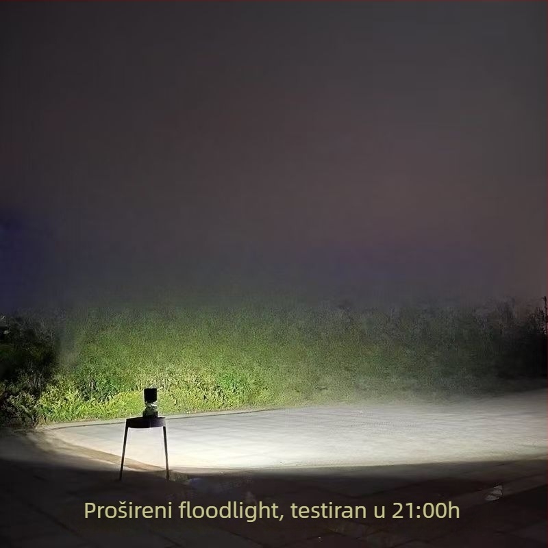 Vanjska radna svjetiljka s univerzalnim napajanjem 12–80V, 64W LED visoke snage, kompatibilna s Makita baterijom, napajana baterijom, flood svjetlo
