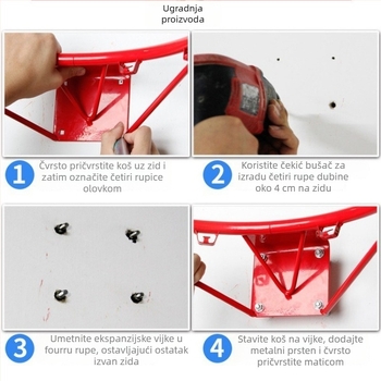 Košarkaška ploča za unutarnju/ vanjsku upotrebu s visećim sustavom – podrijetlo Kina; Kategorija: stalak za loptu; Proizvodna kategorija: košarkaška ploča; bez prilagodbe; pogodno za druge sportove