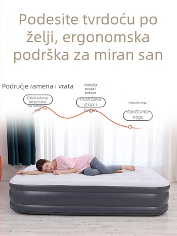 Naduvani madrac – Model jjy-0702, Marka Jia Jia You, Težina 3-8 kg, Maksimalno opterećenje 800 jin, Površina s flokovanom teksturom, Podrijetlo Shenzhen
