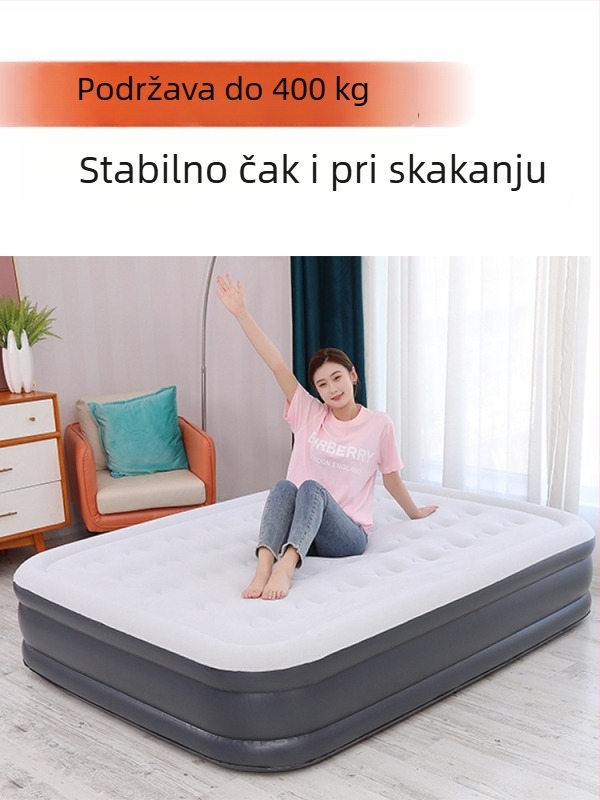 Naduvani madrac – Model jjy-0702, Marka Jia Jia You, Težina 3-8 kg, Maksimalno opterećenje 800 jin, Površina s flokovanom teksturom, Podrijetlo Shenzhen