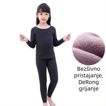 Dječji termalni set donjeg rublja za zimu, samozagrijavajući, poliester 95%, za djecu 3–8 godina