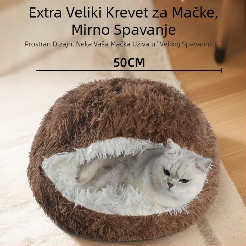 Mačje gnijezdo, za sve sezone, PP cotton materijal, za mačke, gnijezda i kućice za kućne ljubimce