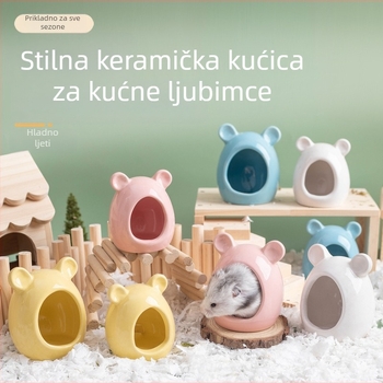 Keramičko gnijezdo za male kućne ljubimce – hamster i činčila, Meng Shi Gu, materijal: keramika, podrijetlo: Zhejiang, pogodno za sve sezone