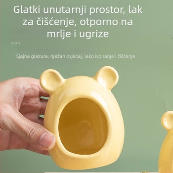 Keramičko gnijezdo za male kućne ljubimce – hamster i činčila, Meng Shi Gu, materijal: keramika, podrijetlo: Zhejiang, pogodno za sve sezone