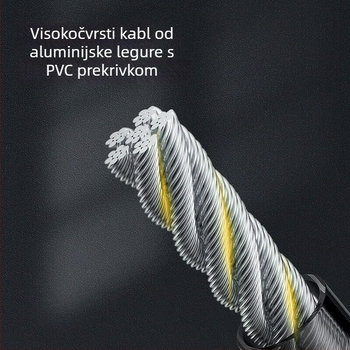 Deli DL508042 Lakat za bicikl: Lanac i čelični kabel, Prenosni, Otporan na udarce, Protiv provale, Protiv rezanja