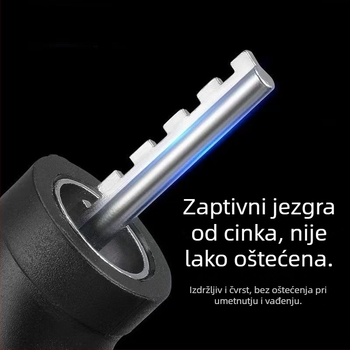 Katanac za bicikl sa šifrom i čeličnim kabelom – prenosiva zaštita od krađe za planinska bicikla