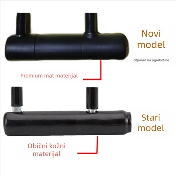 U-brava s nosačem | Metalna brava protiv krađe za brdske bicikle, električne bicikle i motocikle | težina oko 350 g | moderni minimalistički dizajn