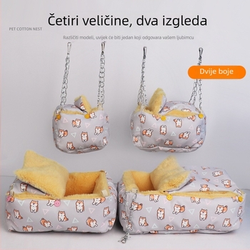 Pamukasto gnijezdo za hamstera Xiaoxiaojia — pamuk; pogodno za hamster