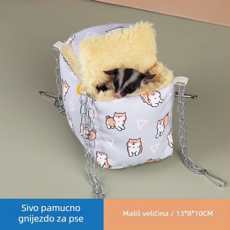 Pamukasto gnijezdo za hamstera Xiaoxiaojia — pamuk; pogodno za hamster