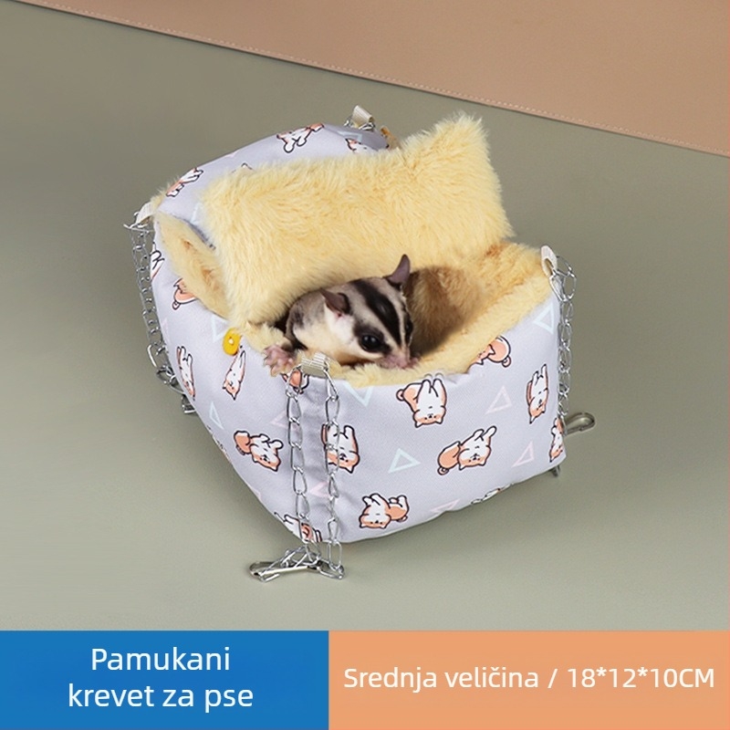 Pamukasto gnijezdo za hamstera Xiaoxiaojia — pamuk; pogodno za hamster